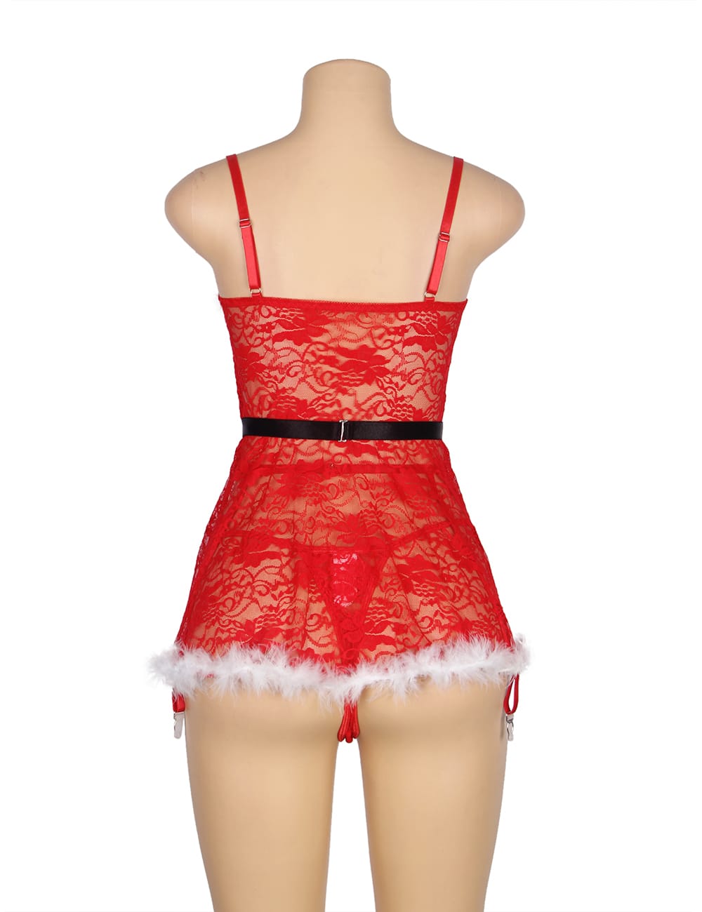 YesX YX7875 Christmas Sexy Floral Babydoll